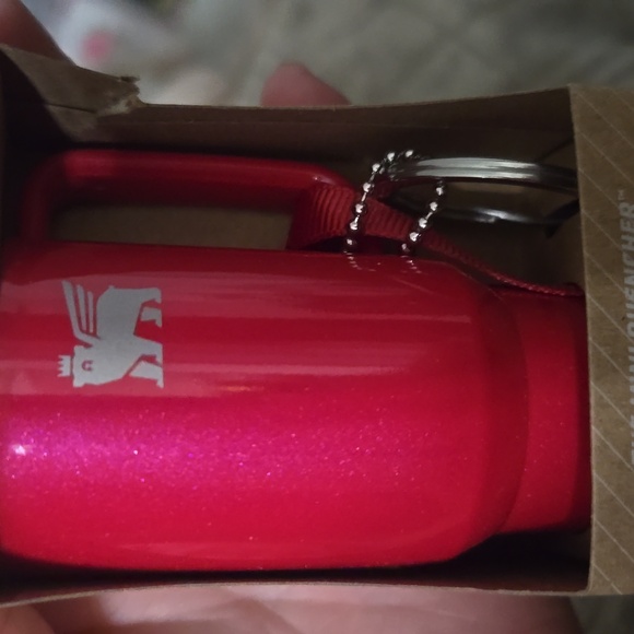 Stanley Water Bottle Ornament Keychain, Red - Picture 2 of 8
